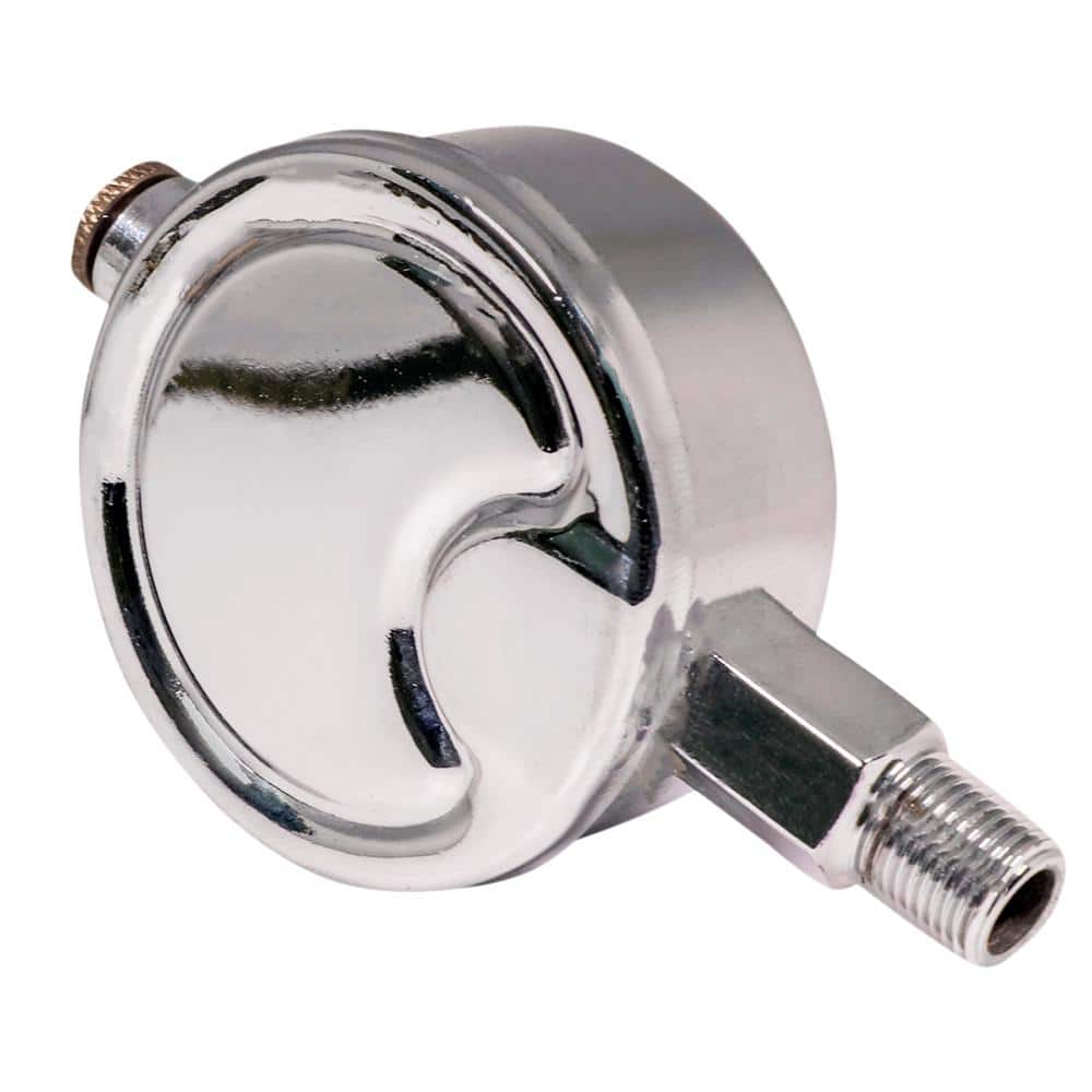 PLUMBFLEX 1/8 in. Chrome Radiator Air Valve Gorton Style Straight Steam Air Vent Size #C (1)