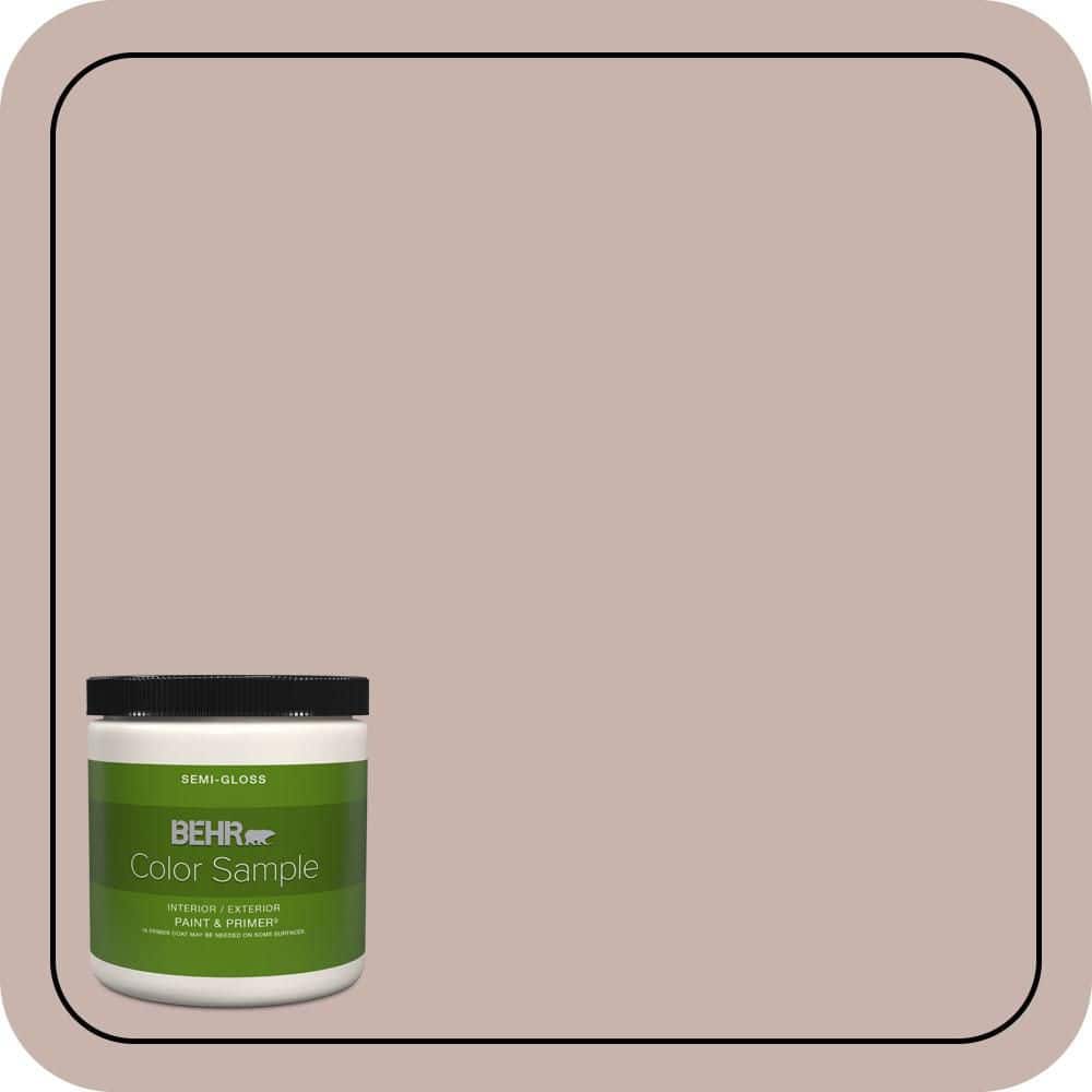 BEHR PREMIUM PLUS 8 oz. #PPF-10 Balcony Rose Semi-Gloss Interior/Exterior Paint & Primer Color Sample