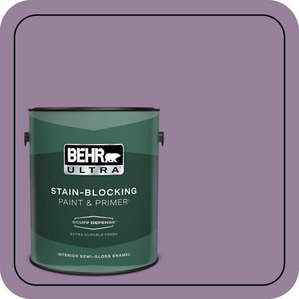 BEHR ULTRA 1 gal. #670D-6 Mixed Berries Extra Durable Semi-Gloss Enamel Interior Paint & Primer