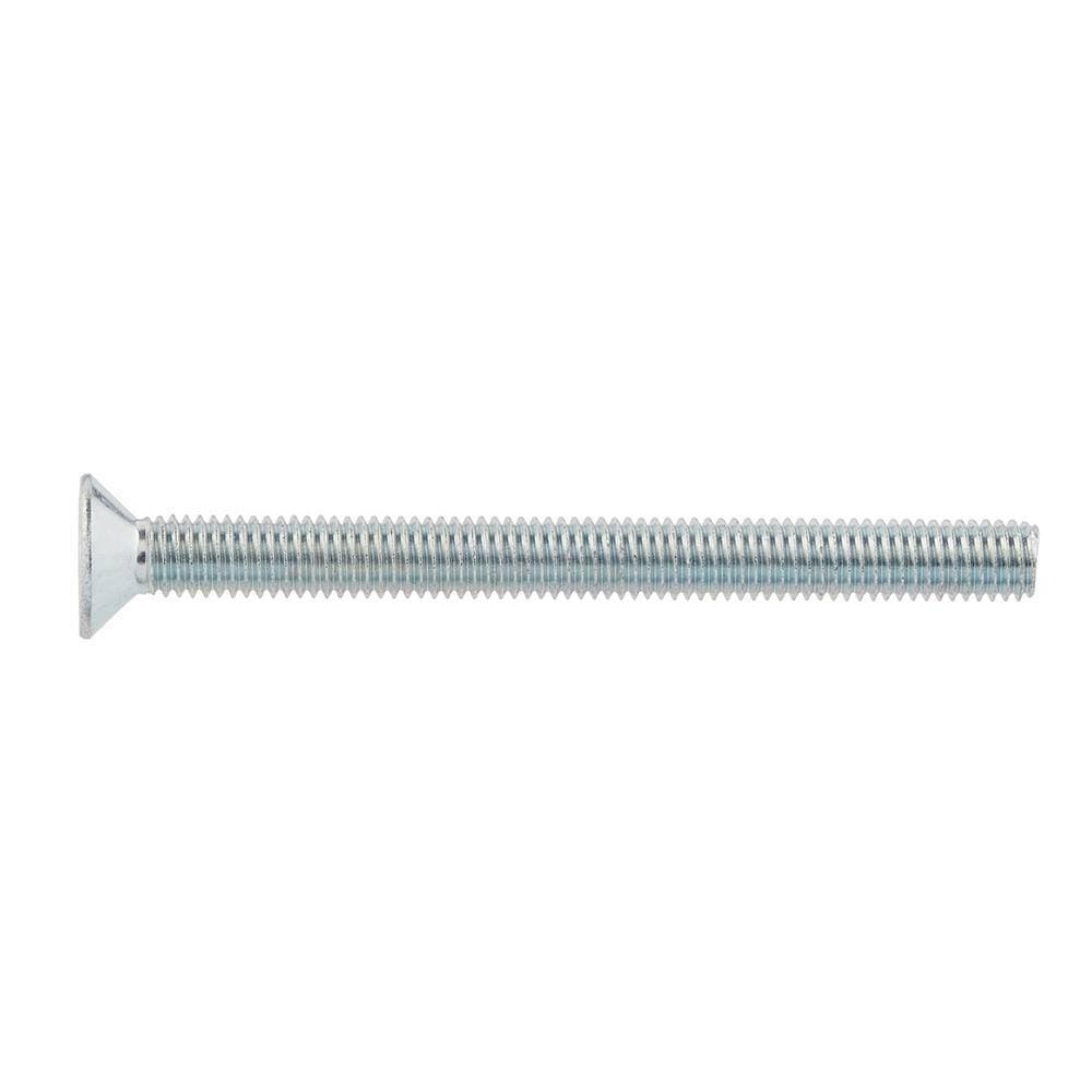 Everbilt M8-1.25x90mm Zinc Flat Head Phillips Drive Machine Screw 1-Piece (3)