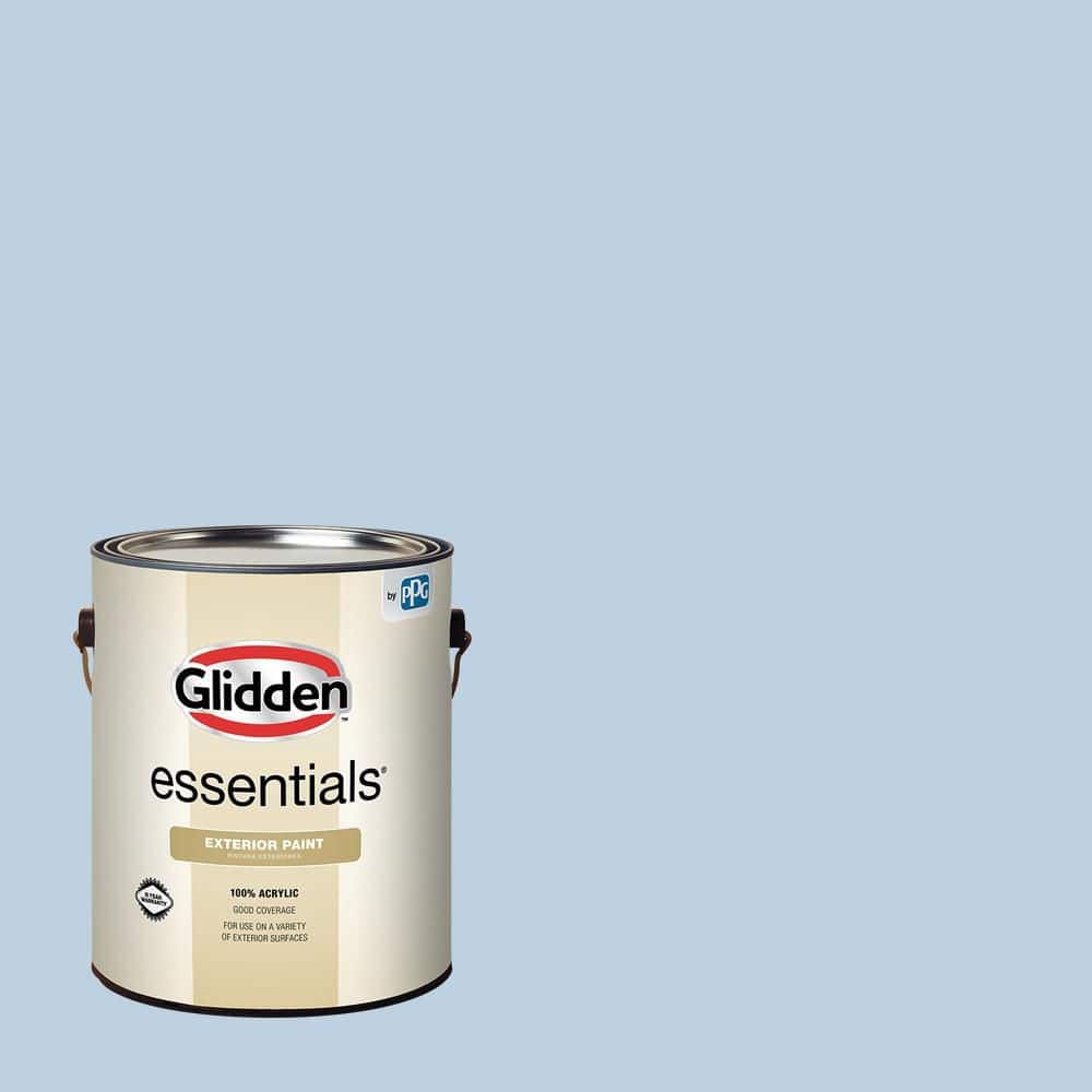 Glidden Essentials 1 gal. PPG1161-2 C'est La Vie Satin Exterior Paint