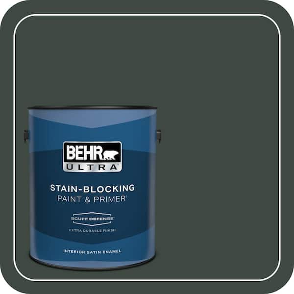 BEHR PREMIUM PLUS #PPF-54 Trellised Ivy Enamel Low Odor & Primer (4)