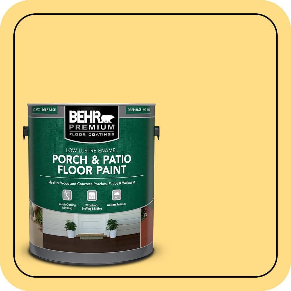 BEHR PREMIUM #340B-5 Low-Lustre Enamel Interior/Exterior Porch and Patio Floor Paint
