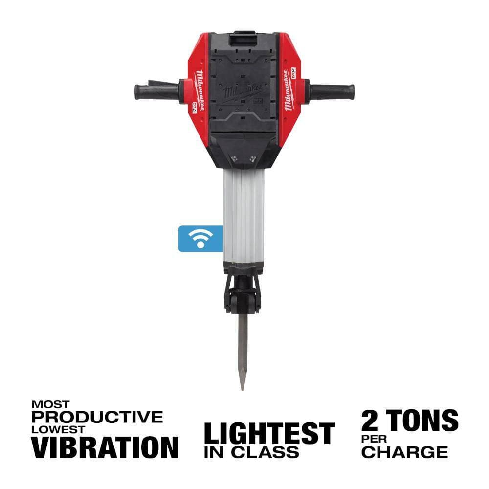 Milwaukee MX FUEL Lithium-Ion Cordless 1-1/8 in. x 25.1 in Breaker with Battery, Charger, & MX8. 0 Battery (3)
