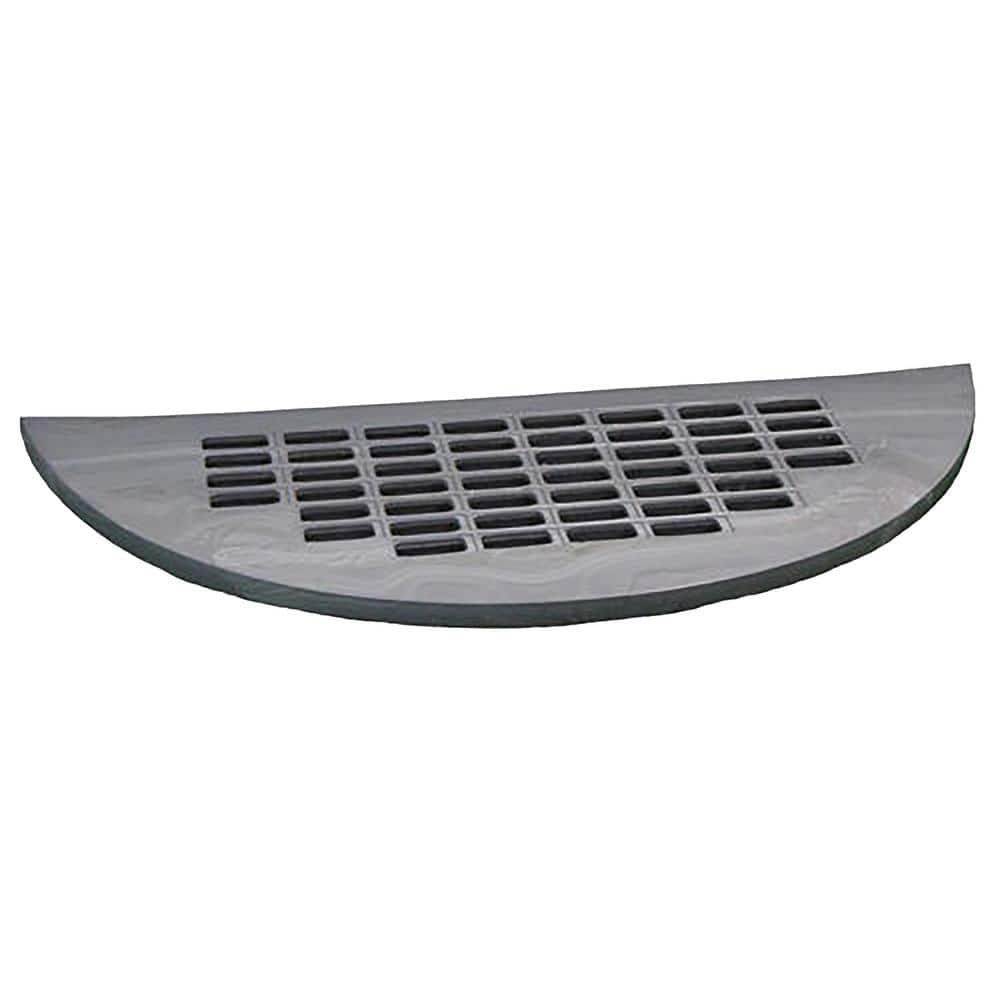 SHAPE PRODUCTS 39 in. W x 17 in. D x 1 in. H Heavy-Duty Round Grate Window Well Cover