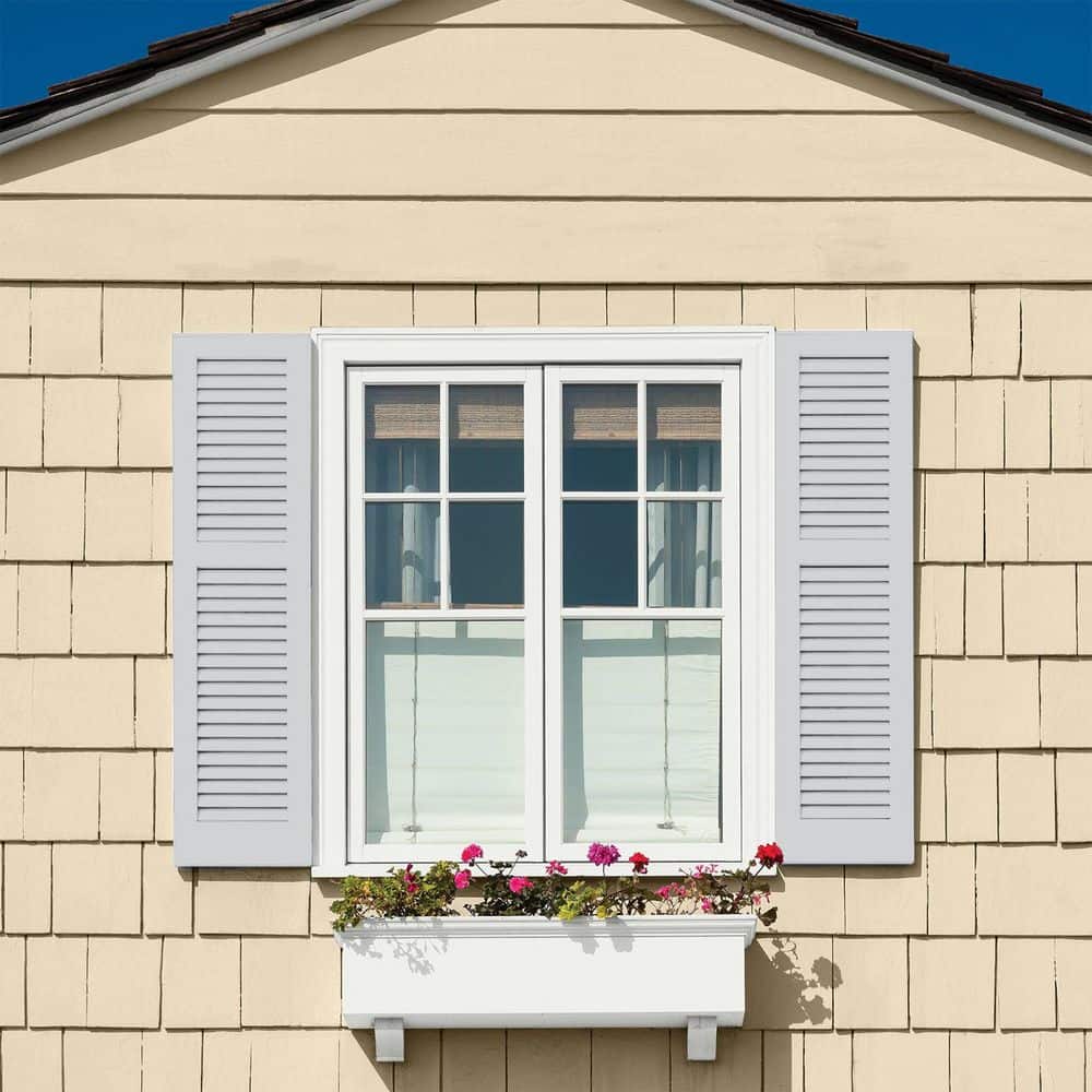 Glidden Premium 5 gal. PPG1011-2 Elemental Satin Exterior Latex Paint (4)