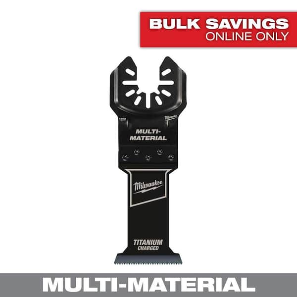 Milwaukee 1-3/8 in. Titanium Bi-Metal Universal Fit Wood and Metal Cutting Multi-Tool Oscillating Blade (1-Pack) (2)