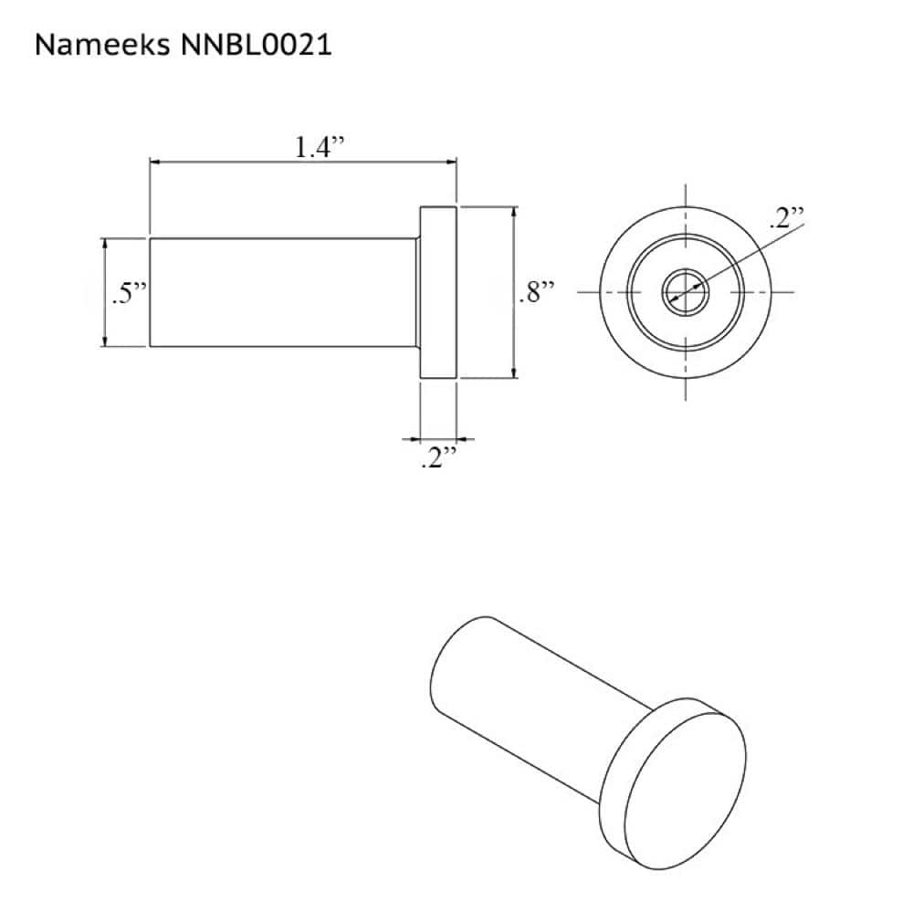 Nameeks Boutique Satin Nickel Hotel Wall Mounted Bathroom Hook (2)