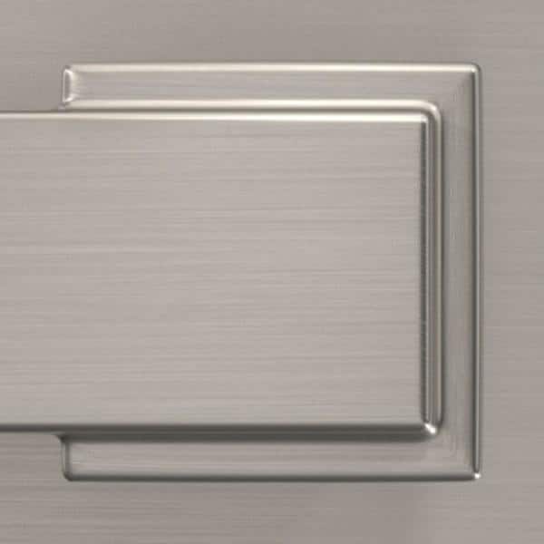 Schlage Custom Addison Satin Nickel Single Cylinder Door Handleset with Alexandria Glass Door Knob and Alden Trim (3)
