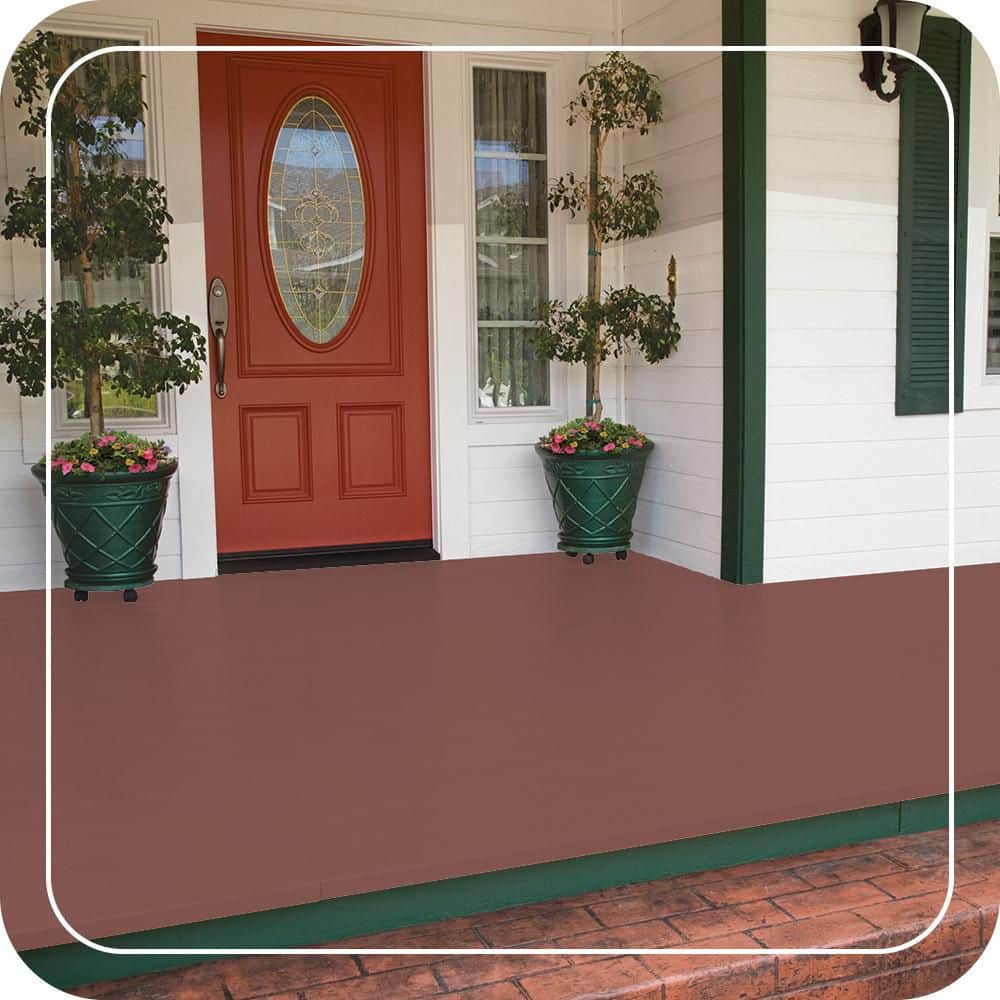 BEHR PREMIUM #ECC-34-3 Low-Lustre Enamel Interior/Exterior Porch and Patio Floor Paint (2)