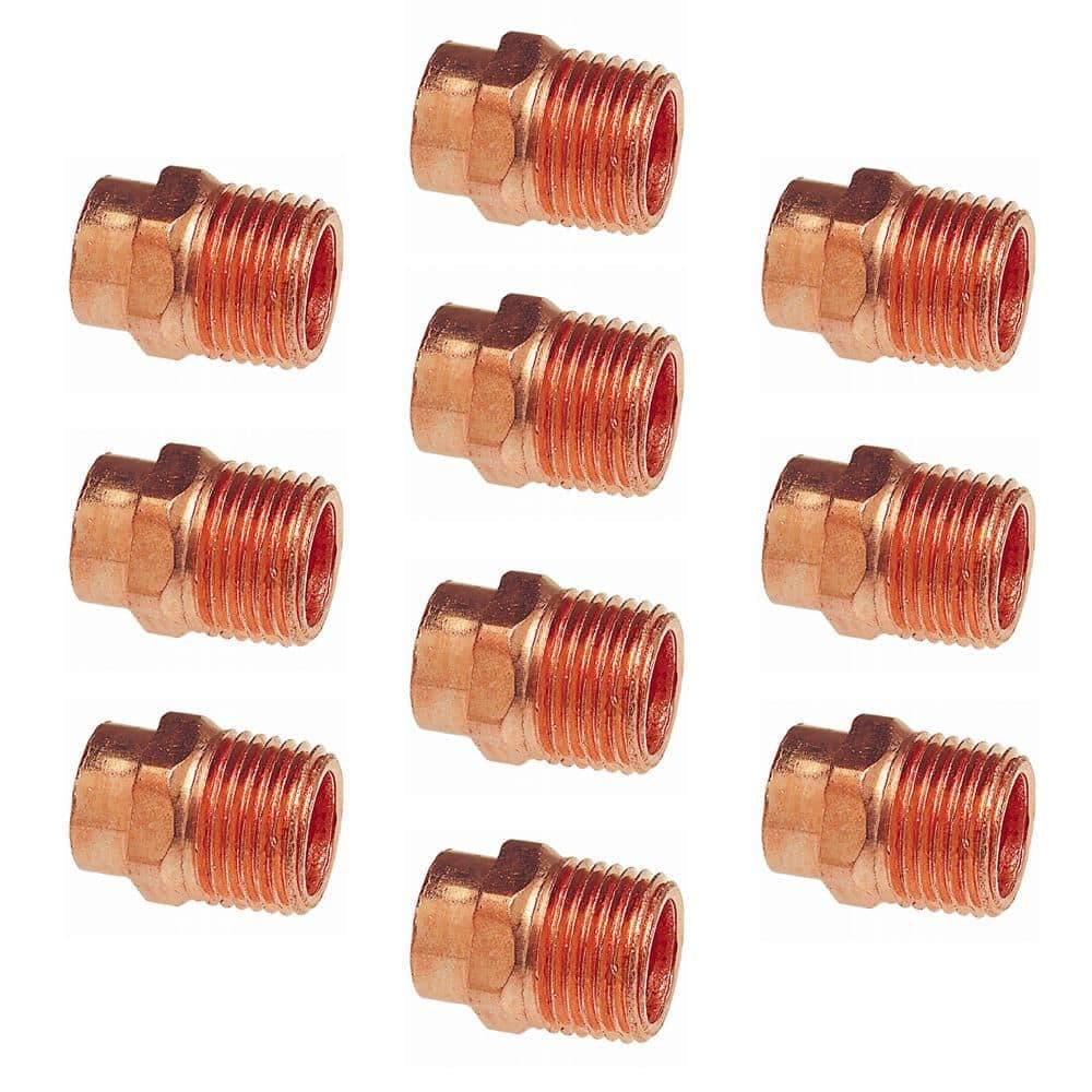 Everbilt 3/4 in. Copper Cup x MPT Adapter (10-Pack) (1)