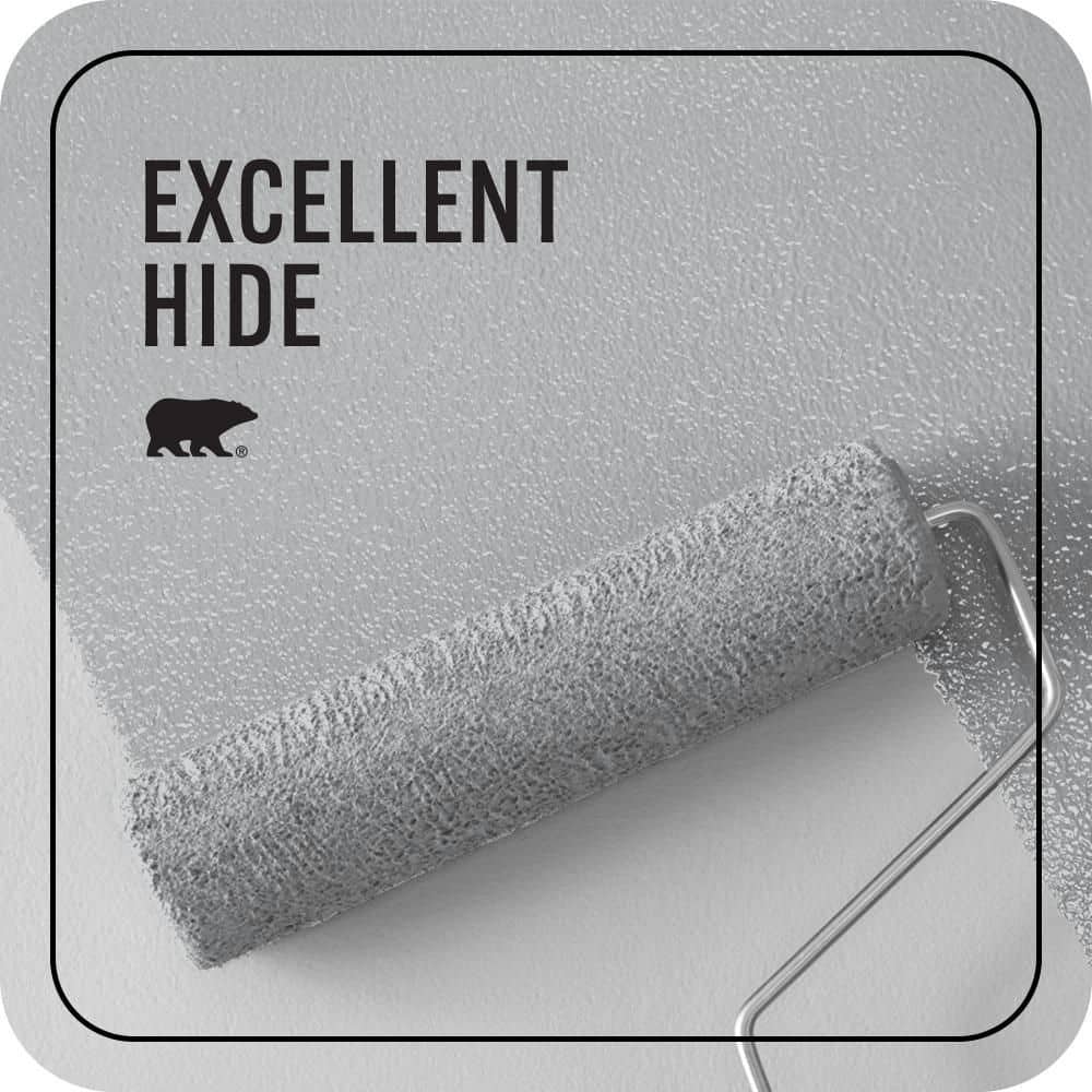 BEHR PREMIUM PLUS 5 gal. #PPU26-16 Hush Ceiling Flat Interior Paint & Primer (3)