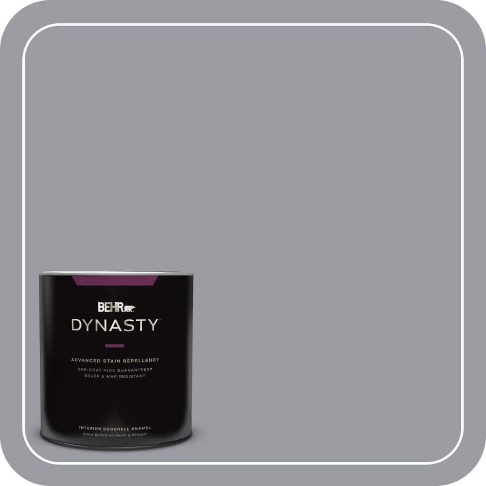 BEHR DYNASTY 1 qt. #PPU26-20 Smokey Lilac Eggshell Enamel Interior Stain-Blocking Paint & Primer