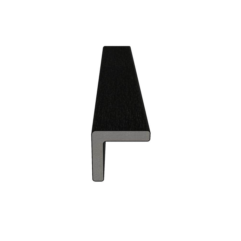 NewTechWood All Purpose L Trim 1.57 in. W x 96 in. L Composite Siding in Indian Ebony (2)
