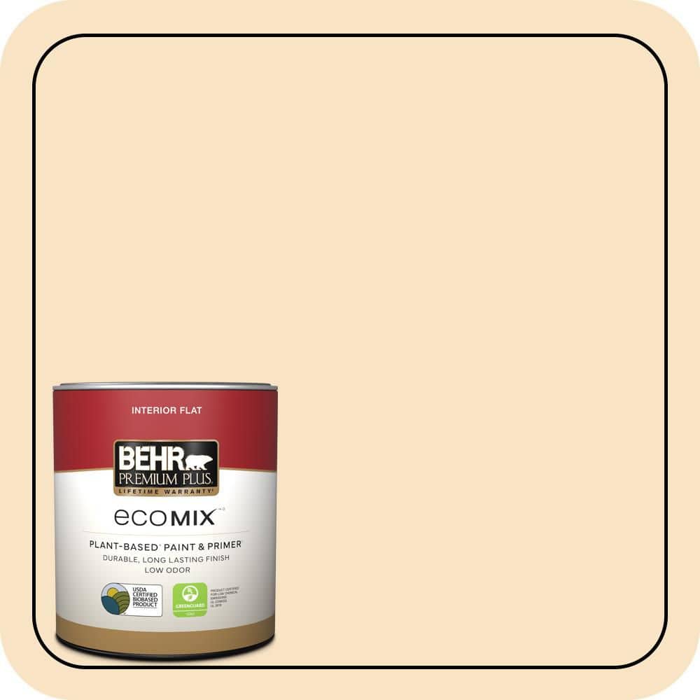 BEHR PREMIUM PLUS #QE-18 Moonglow Enamel EcoMix Plant-Based & Primer (1)