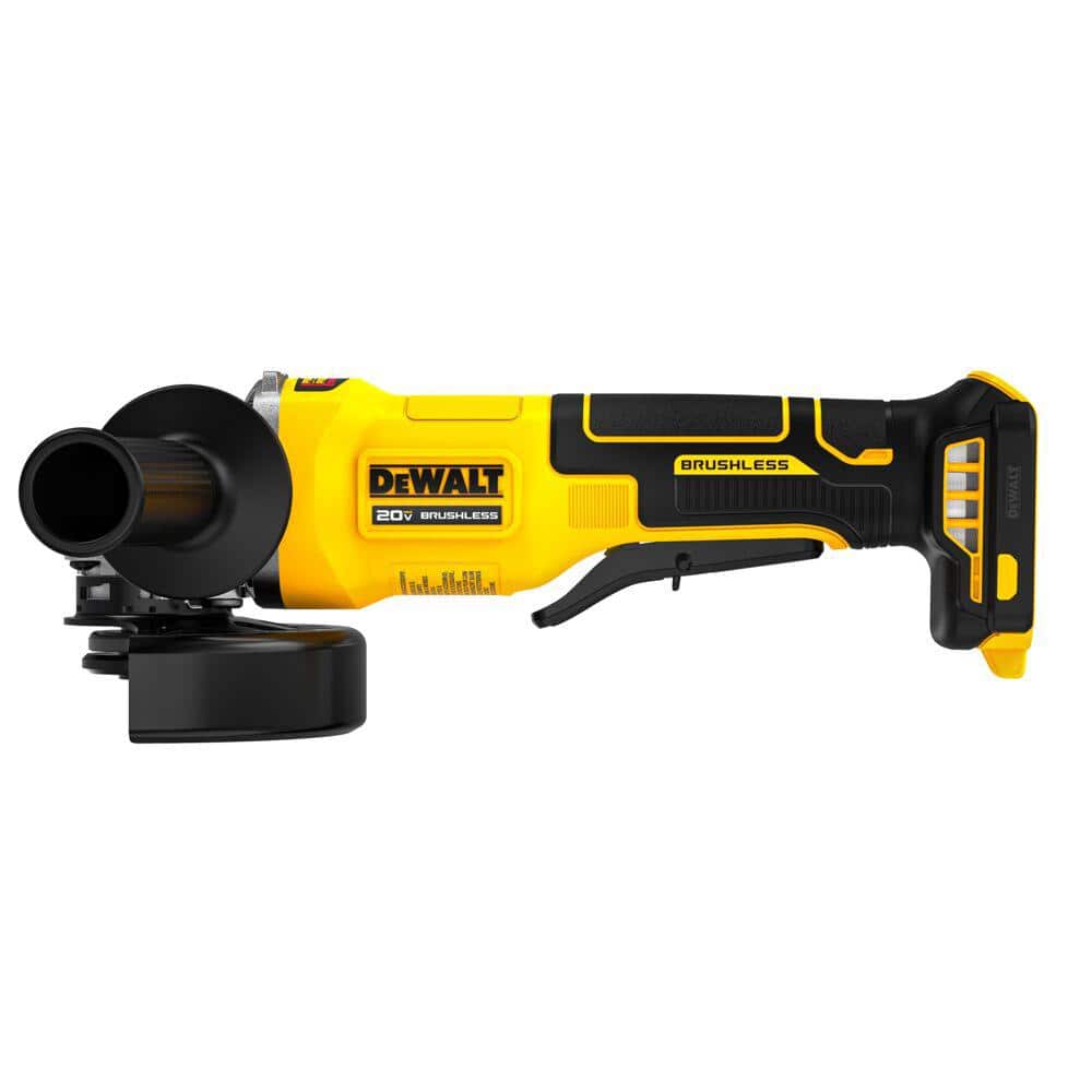DEWALT 20V MAX Cordless Brushless 4-1/2 in. Angle Grinder with Paddle Switch (Tool Only) (3)