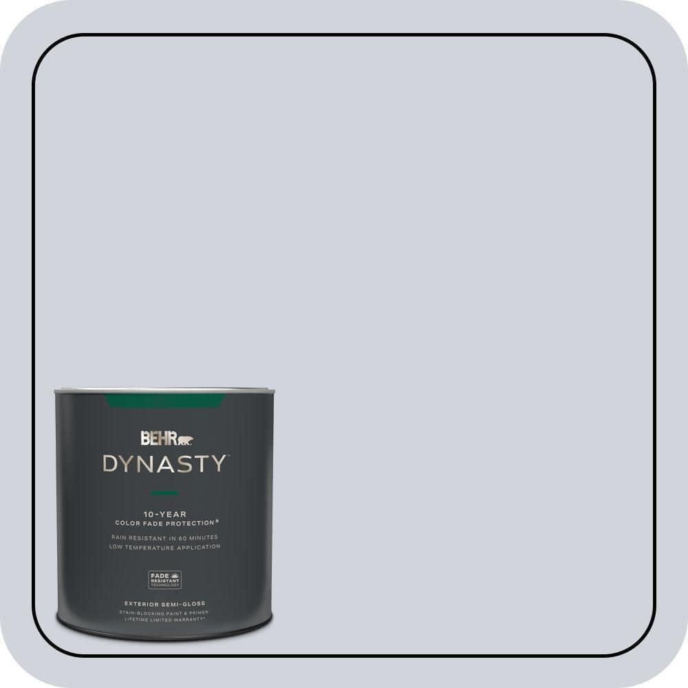 BEHR DYNASTY 1 qt. #S550-1 Blueberry Whip Semi-Gloss Exterior Stain-Blocking Paint & Primer