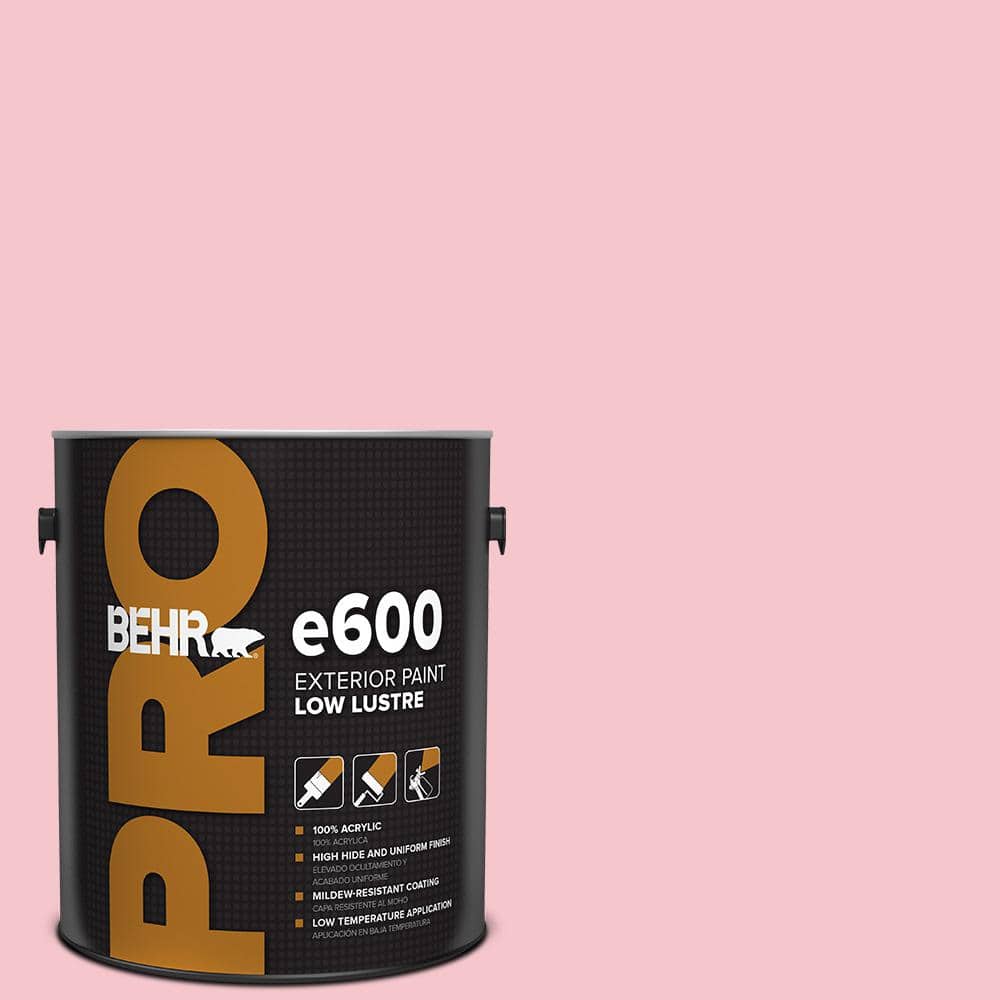 BEHR PRO 1 gal. #120B-4 Old Fashioned Pink Low Luster Exterior Paint