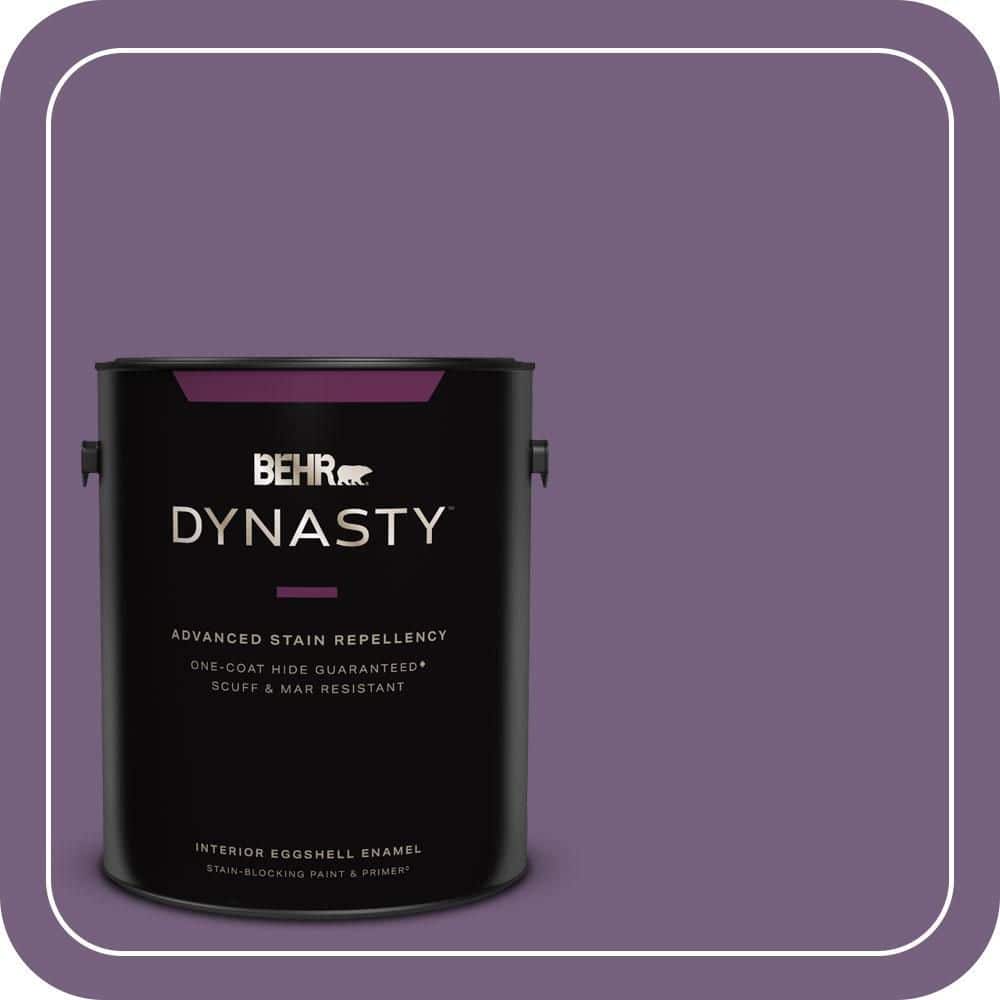 BEHR DYNASTY 1 gal. #660D-6 Zinfandel Eggshell Enamel Interior Stain-Blocking Paint & Primer