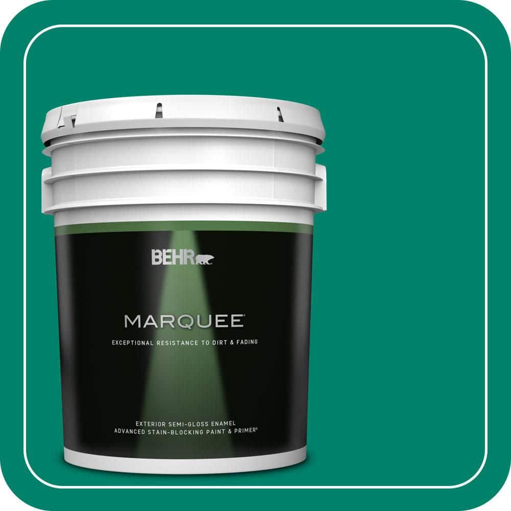 BEHR MARQUEE 5 gal. #T16-03 Emperors Silk Semi-Gloss Enamel Exterior Paint & Primer