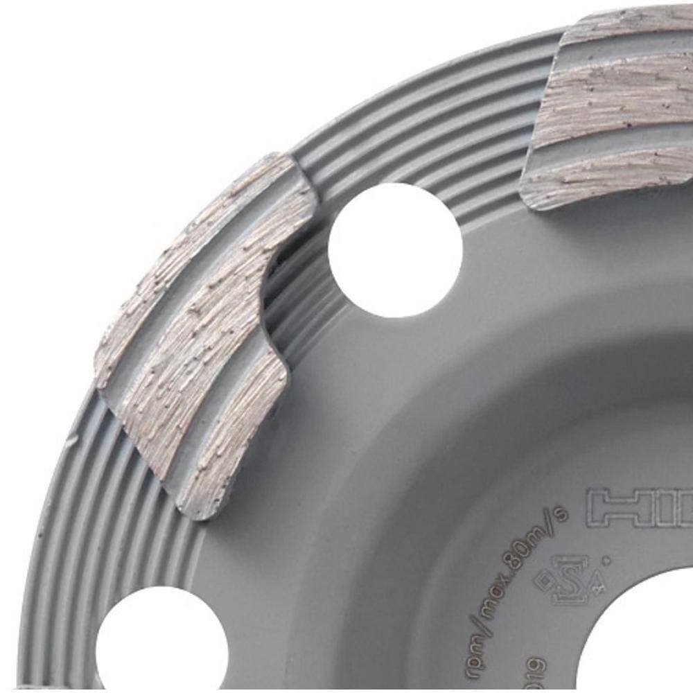 Hilti 5 in. x 7/8 in. Arbor P Diamond Cup Wheel for Angle Grinder DGH 130 Only (2-Pack) (2)