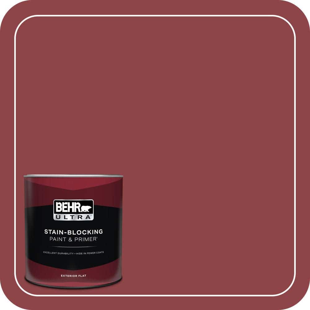 BEHR ULTRA 1 qt. #MQ1-09 Haute Couture Flat Exterior Paint & Primer