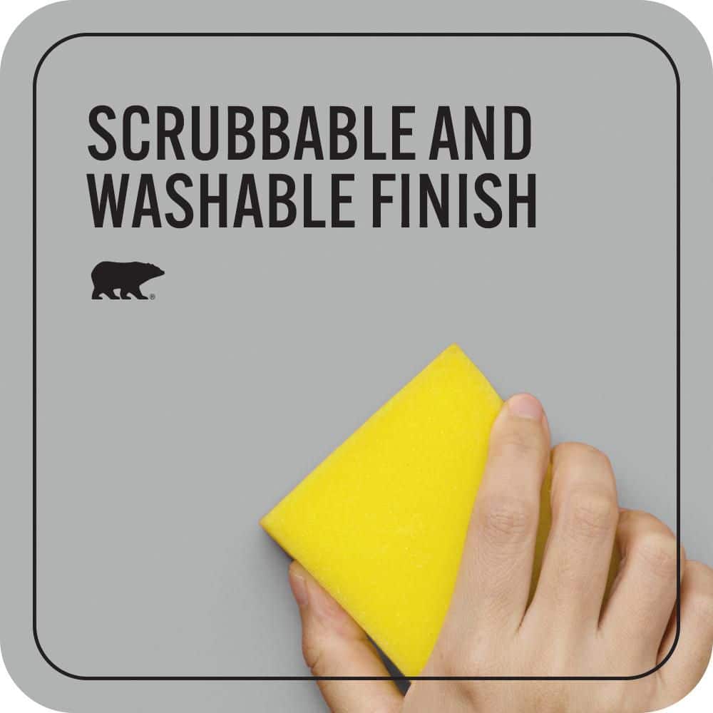 BEHR PREMIUM PLUS #PPU26-08 Silverstone Enamel & Primer Color Sample (2)