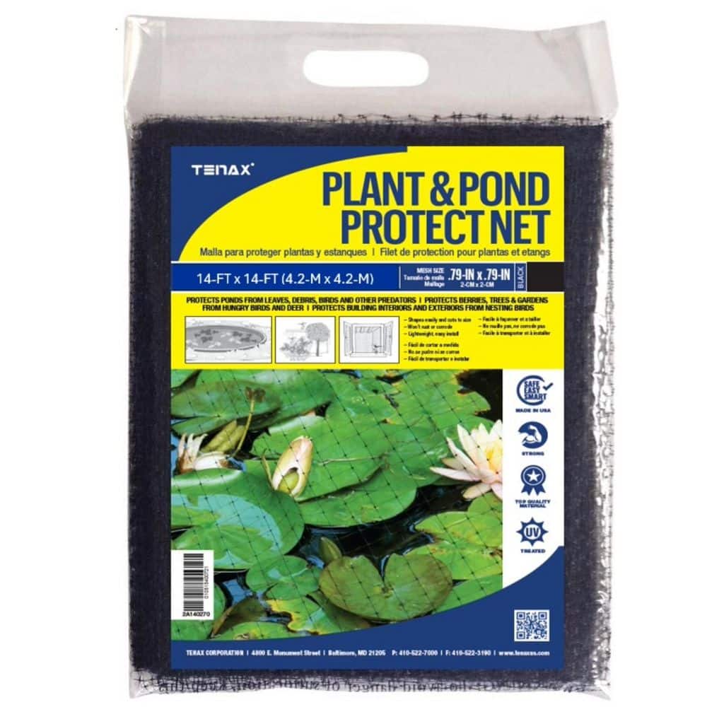 Tenax Bird Netting 100 ft. L x 7 ft. H Plastic Plant and Pond Barrier Net