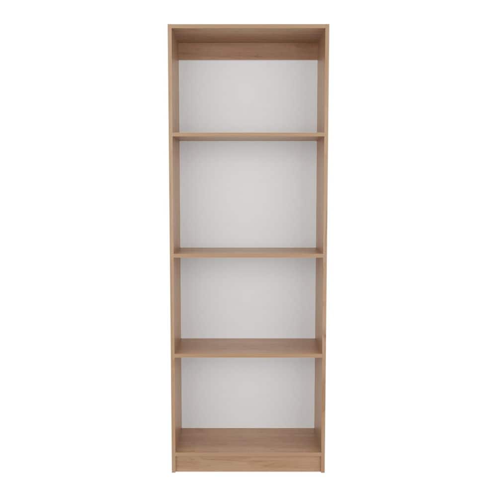 Tahanbath 11.80 in. W x 24.70 in. D x 71.10 in. H Natural Freestanding Linen Cabinet with 4 Shelves in Natural (1)