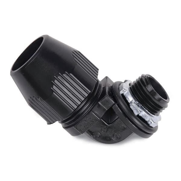 Carlon 1/2 in. 2-Piece 90° Liquid Tight Connector (LT950G-B1-20R) (2)