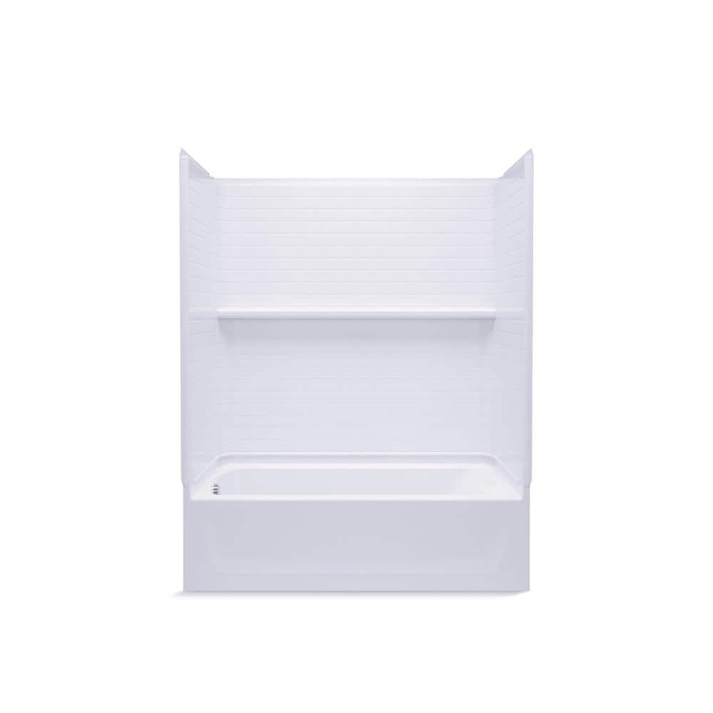 Sterling 60 in. x 30 in. Soaking Bathtub with Left Drain in White (4)