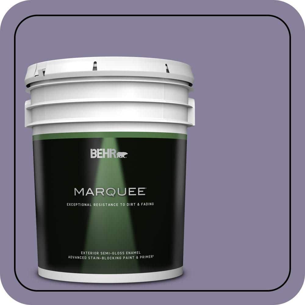 BEHR MARQUEE 5 gal. #S570-5 Live Jazz Semi-Gloss Enamel Exterior Paint & Primer