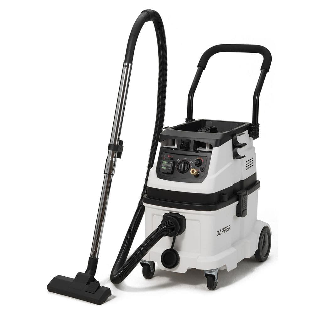 DAPPER SUPPLY 10-Gal. 6-Peak HP Corded Wet/Dry Dust Extractor Vacuum with Auto HEPA Filter, Tool Auto-Start and Air Tool Connector