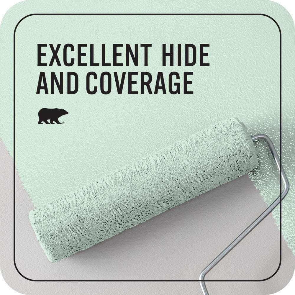 BEHR PREMIUM PLUS #470C-2 Winter Fresh Enamel Interior/ & Primer Color Sample (4)