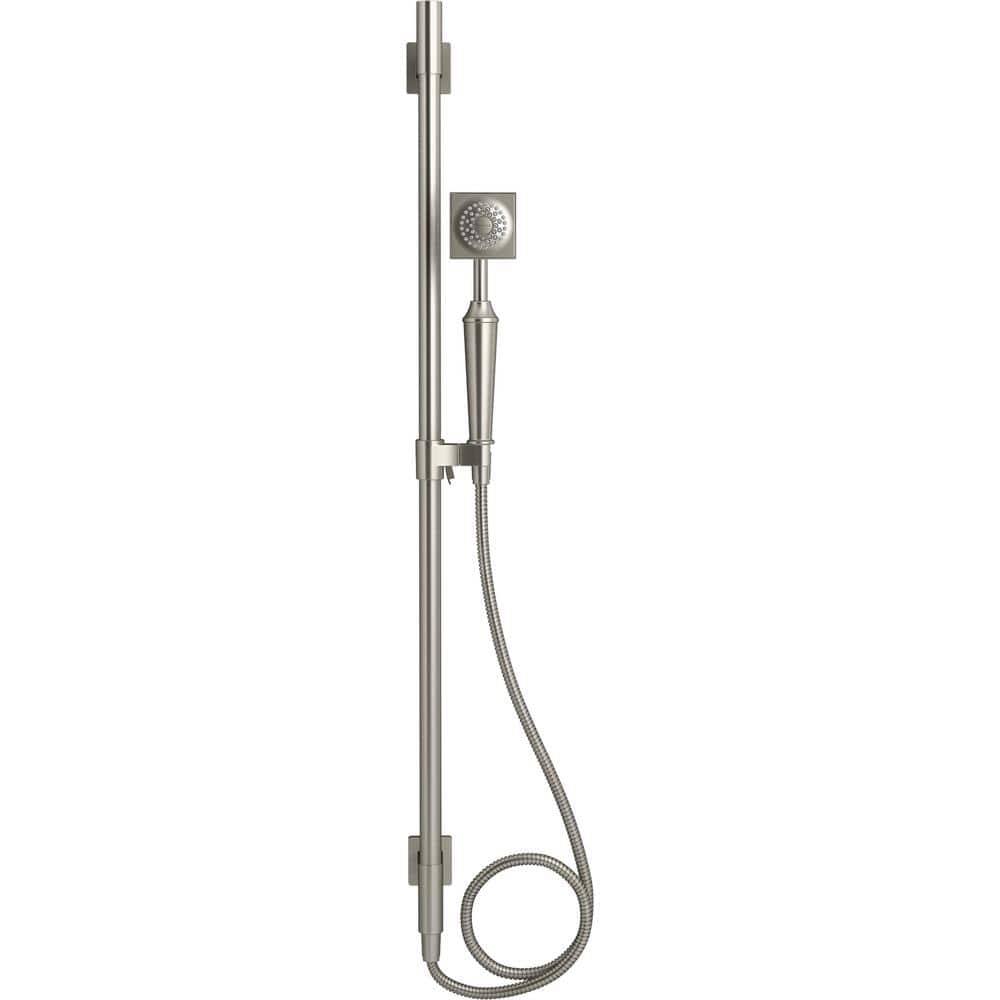 KOHLER Awaken 36 in. Deluxe Slide Bar in Vibrant Brushed Nickel (2)