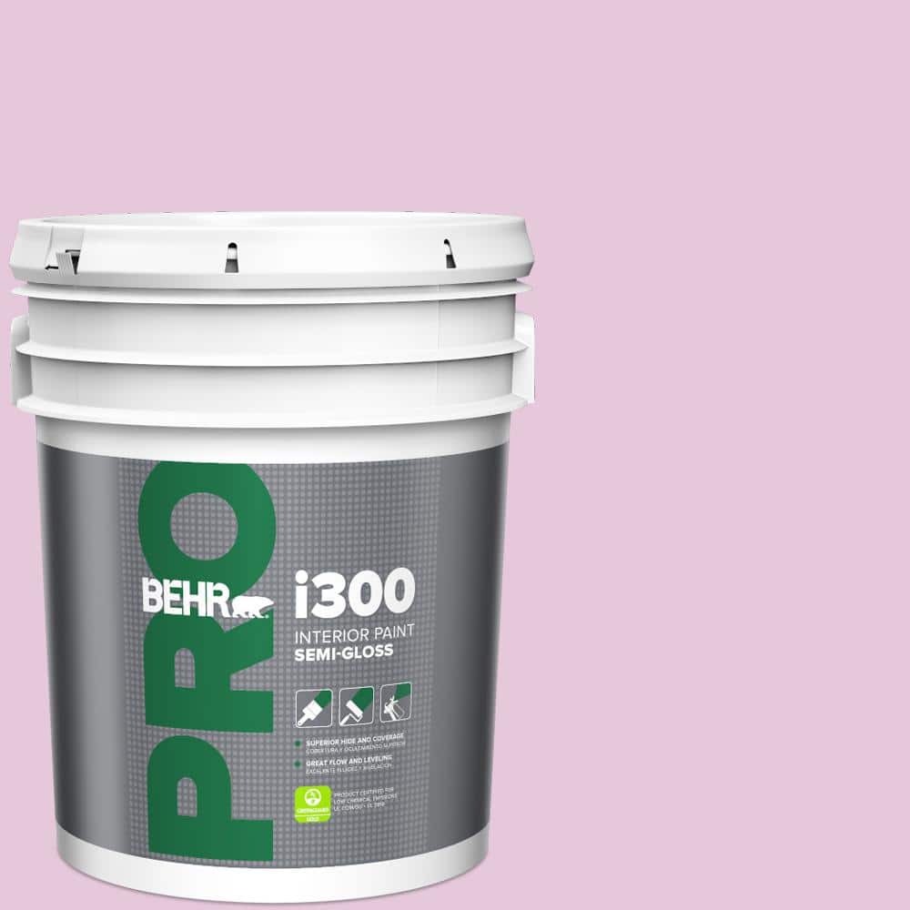 BEHR PRO 5 gal. #M120-2 Kiss Good Night Semi-Gloss Interior Paint