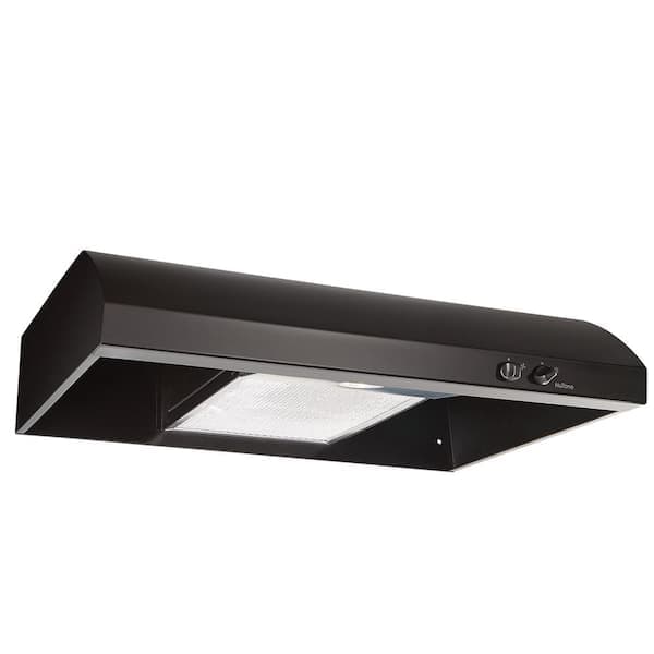 Broan-NuTone AR1 Series 30 in. 270 Max Blower CFM 4-Way Convertible Under-Cabinet Range Hood with Light in Black (2)