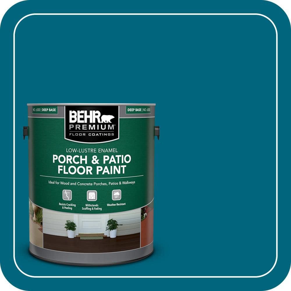 BEHR PREMIUM #P480-7 Textured Low-Lustre Enamel Interior/Exterior Porch and Patio Anti-Slip Floor Paint (1)