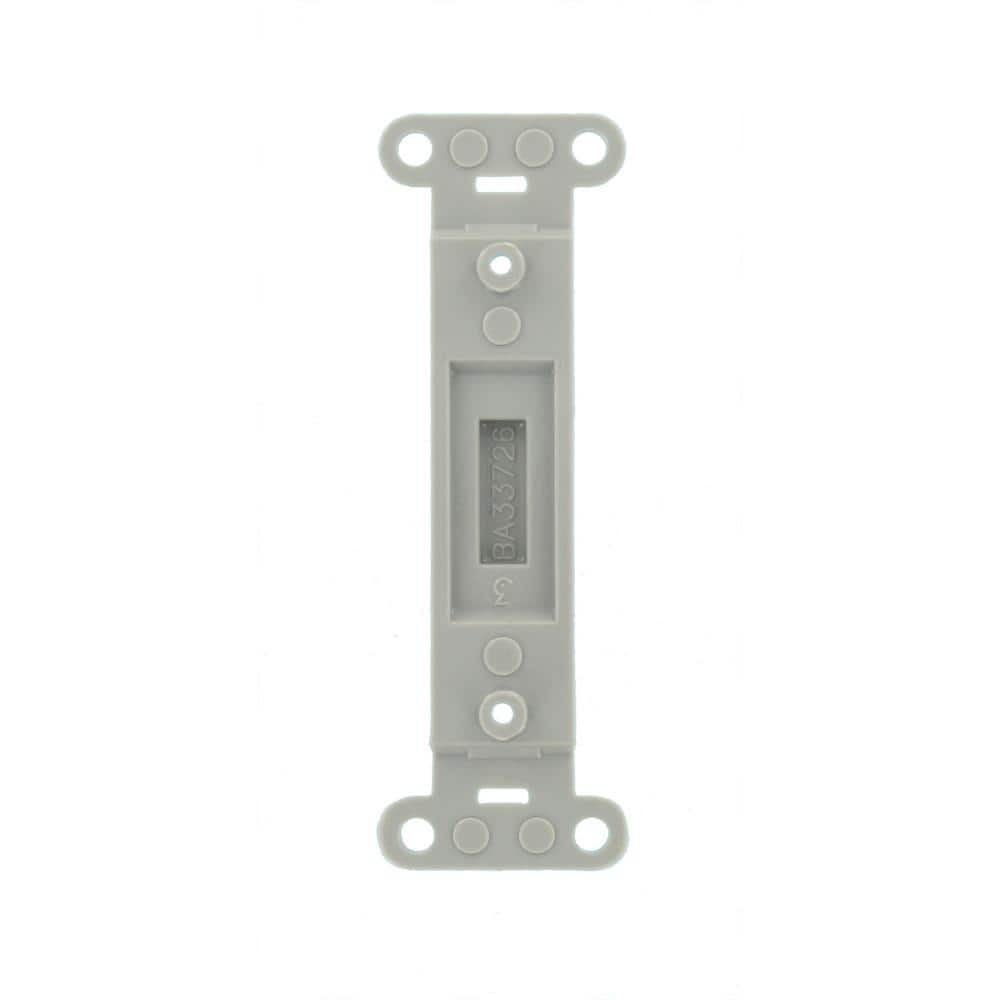 Leviton 1-Gang Gray Blank Plate Plastic Standard Blank Adapter Wall Plate (1-Pack) 80700-GY (3)