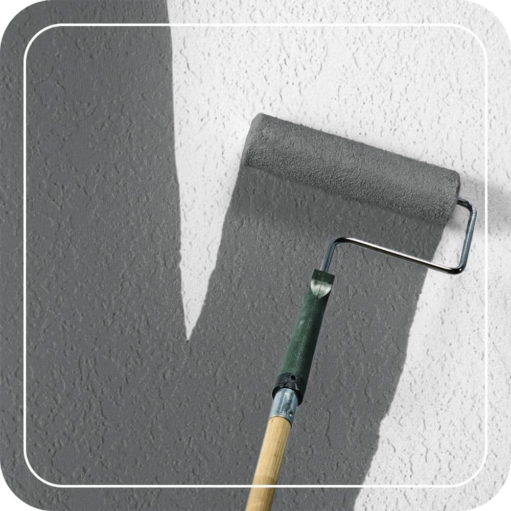 BEHR PREMIUM 5 gal. #770F-5 Dark Ash Elastomeric Masonry, Stucco and Brick Exterior Paint (3)
