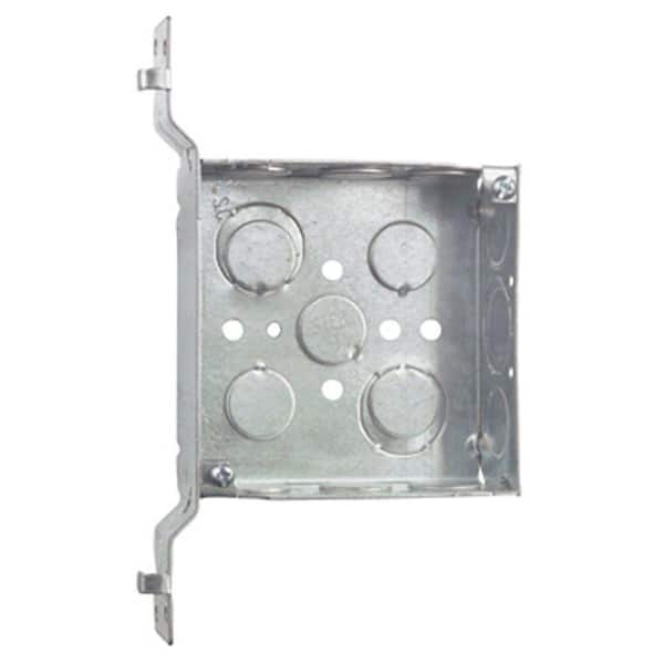 Steel City 4 in. Steel Square Box with SV Bracket (52151V1234-25R) (2)