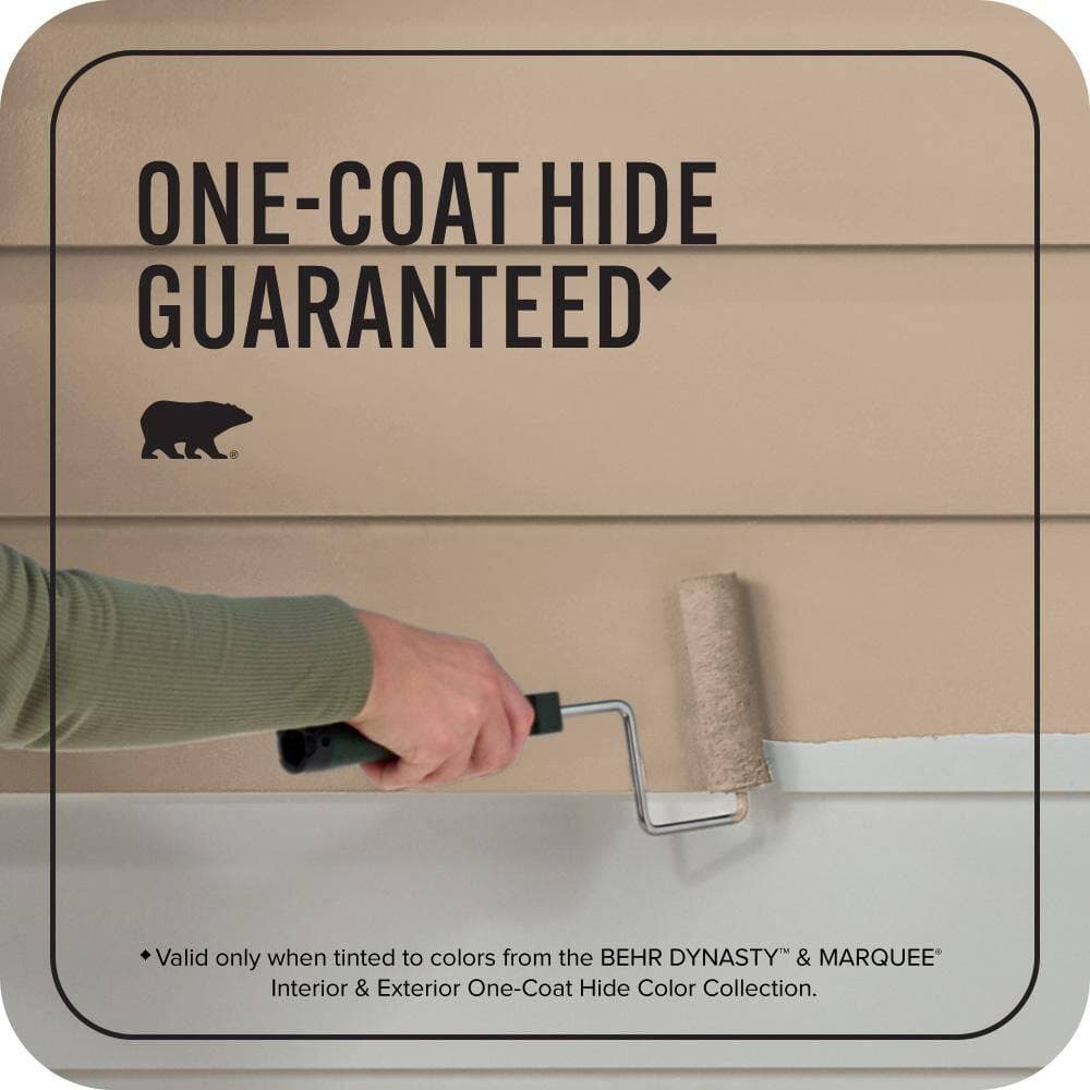 BEHR MARQUEE 1 gal. #N260-4 Merino Flat Exterior Paint & Primer (3)