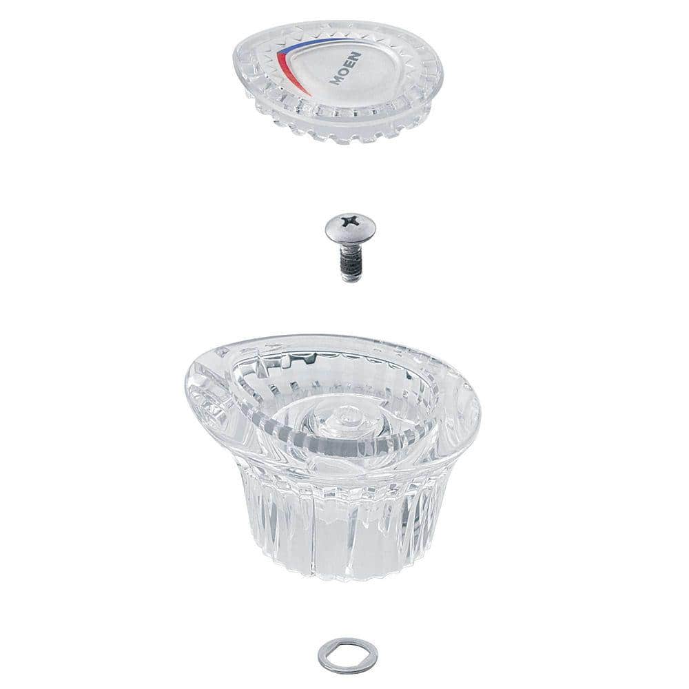 MOEN Chateau Single-Knob Tub and Shower Replacement Kit with White and Chrome Insert (1)
