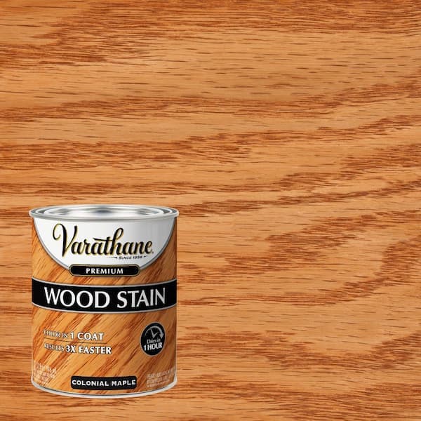 Varathane 1 qt. Colonial Maple Premium Fast Dry Interior Wood Stain (2)