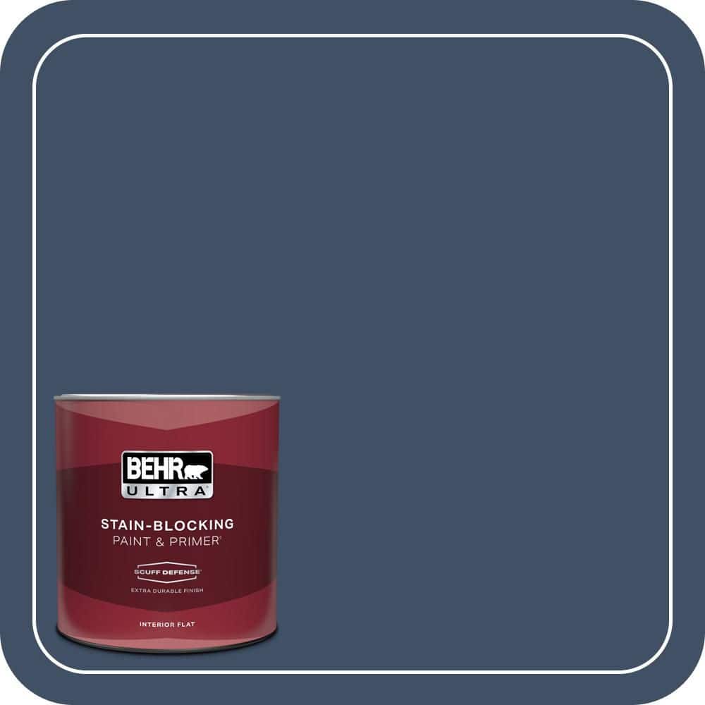 BEHR ULTRA 1 qt. #580F-7 December Eve Extra Durable Flat Interior Paint & Primer