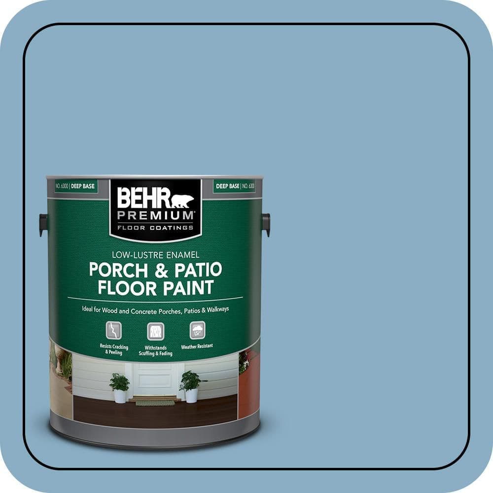 BEHR PREMIUM #S500-4 Textured Low-Lustre Enamel Interior/Exterior Porch and Patio Anti-Slip Floor Paint (1)