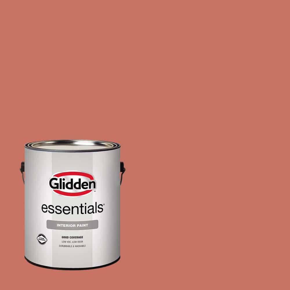 Glidden Essentials 1 gal. PPG1064-6 Sahara Sun Flat/Matte Interior Paint