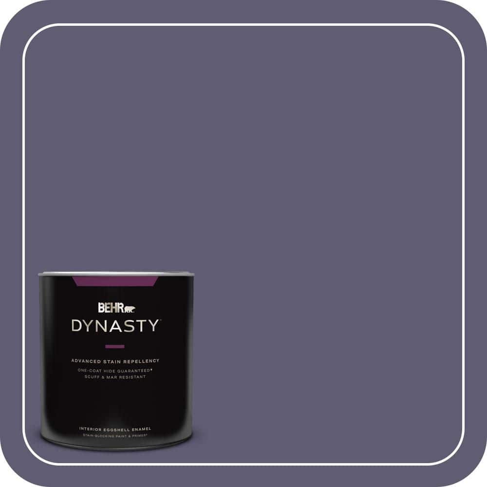 BEHR DYNASTY 1 qt. #PMD-90 Luscious Purple Eggshell Enamel Interior Stain-Blocking Paint and Primer
