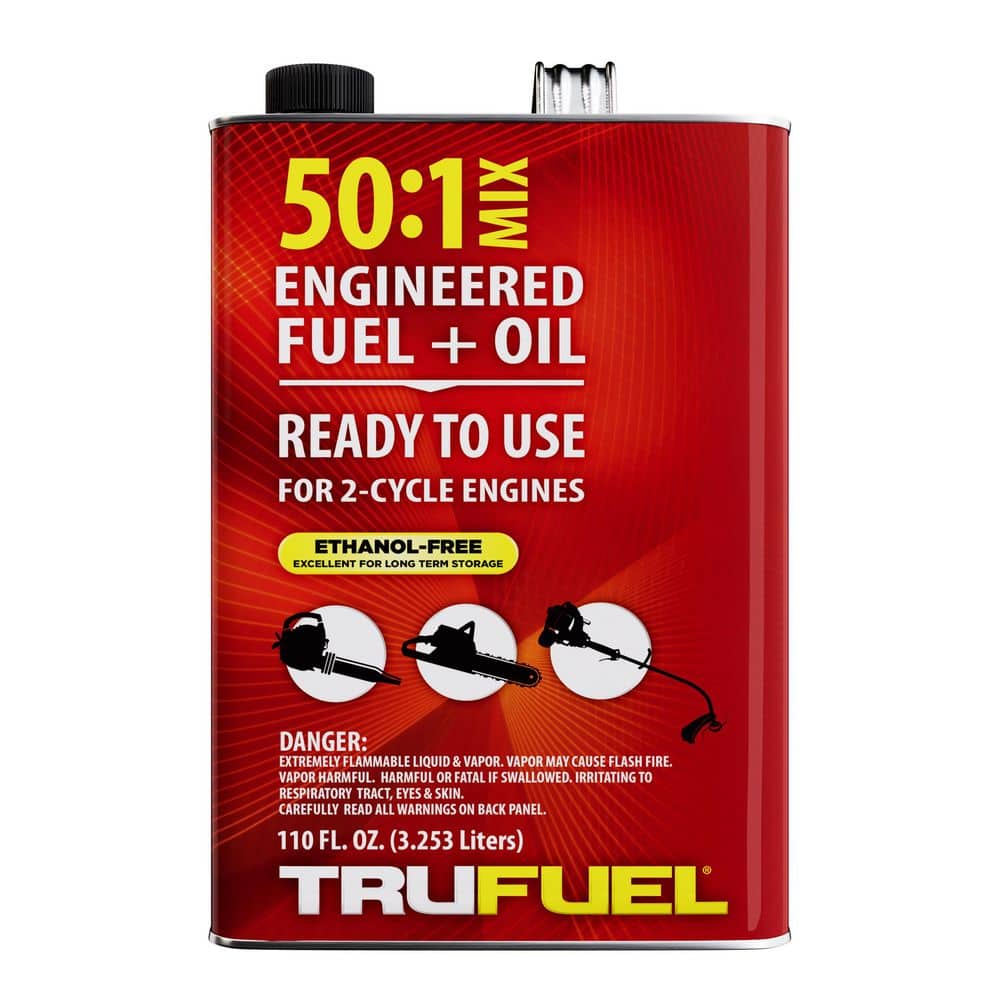 TruFuel 2-Cycle 50:1 Pre-Mixed Fuel and Oil 110 oz. (1-Pack)