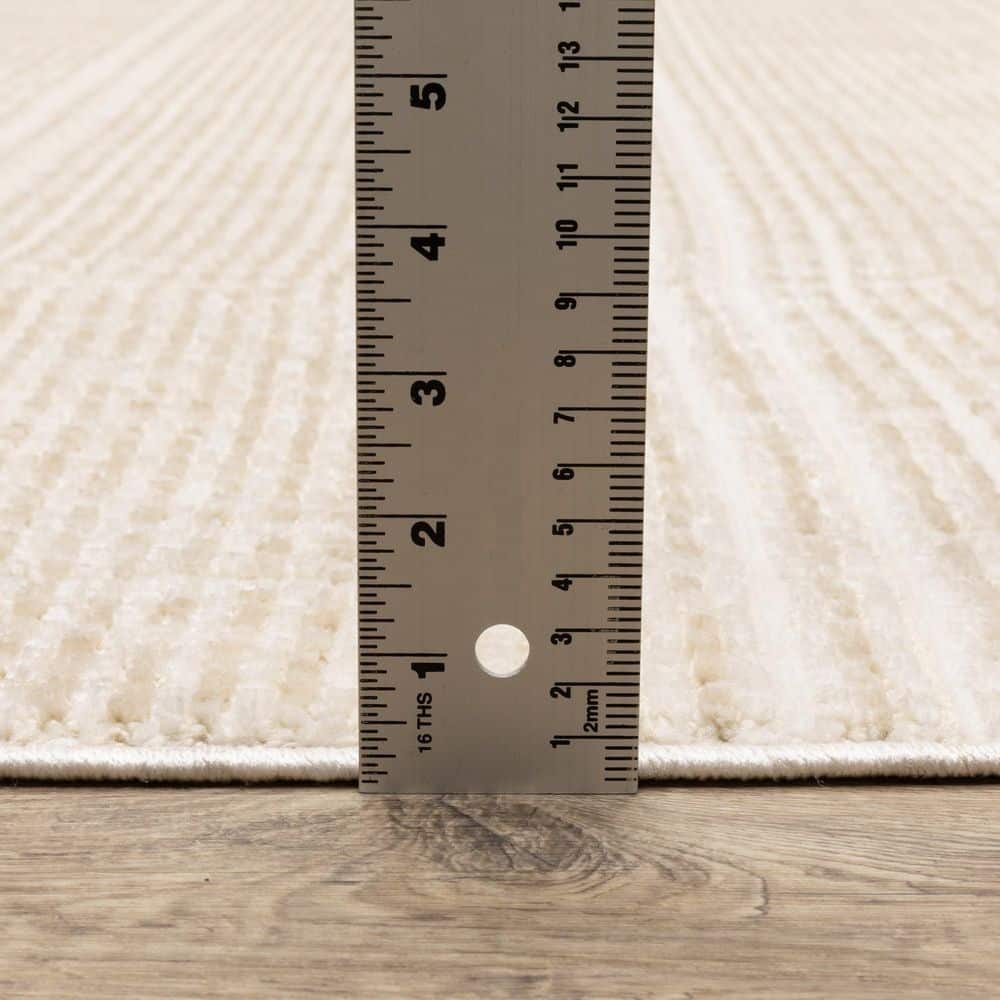 Home Decorators Collection Stonehurst 8 ft. X 10 ft. Beige/Ivory Plaid Area Rug (4)